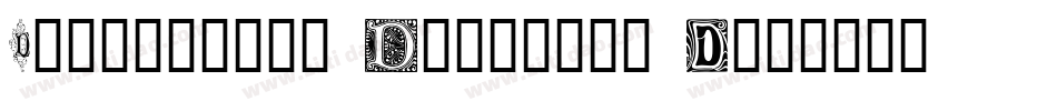 Ornamental Initials T字体转换